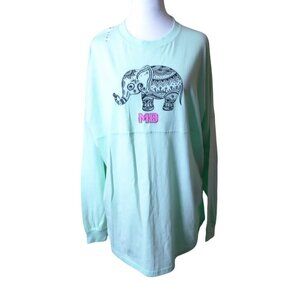 GJC Myrtle Beach Women's Small Long Sleeve Oversized Shirt Henna Travel New